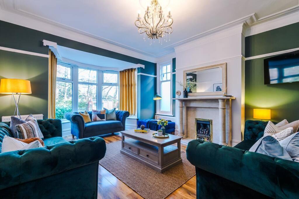 Huge House In Leeds 6Br Sleeps13 By Purestay Short Lets Meanwood Eksteriør billede